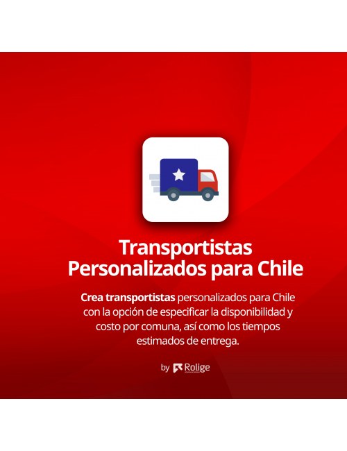 PrestaShop Module of Custom Carriers for Chile